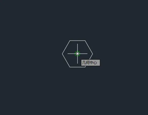 CAD2019怎么捕捉多边形中心绘制圆