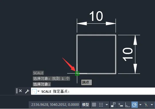 cad放大30倍sc输入多少