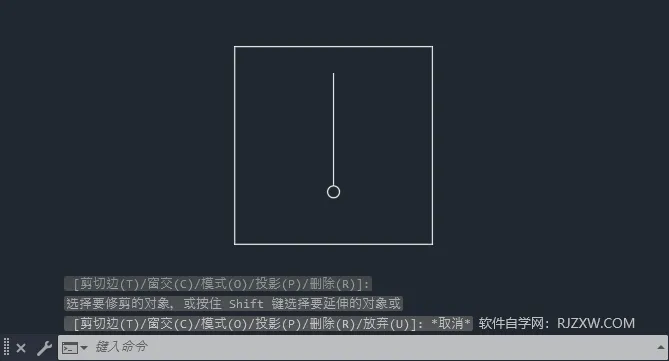 CAD2023绘制感温探测器图例的方法