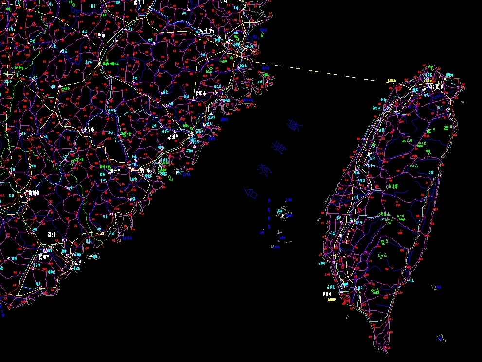 国家全国地图+区域地图CAD版分享