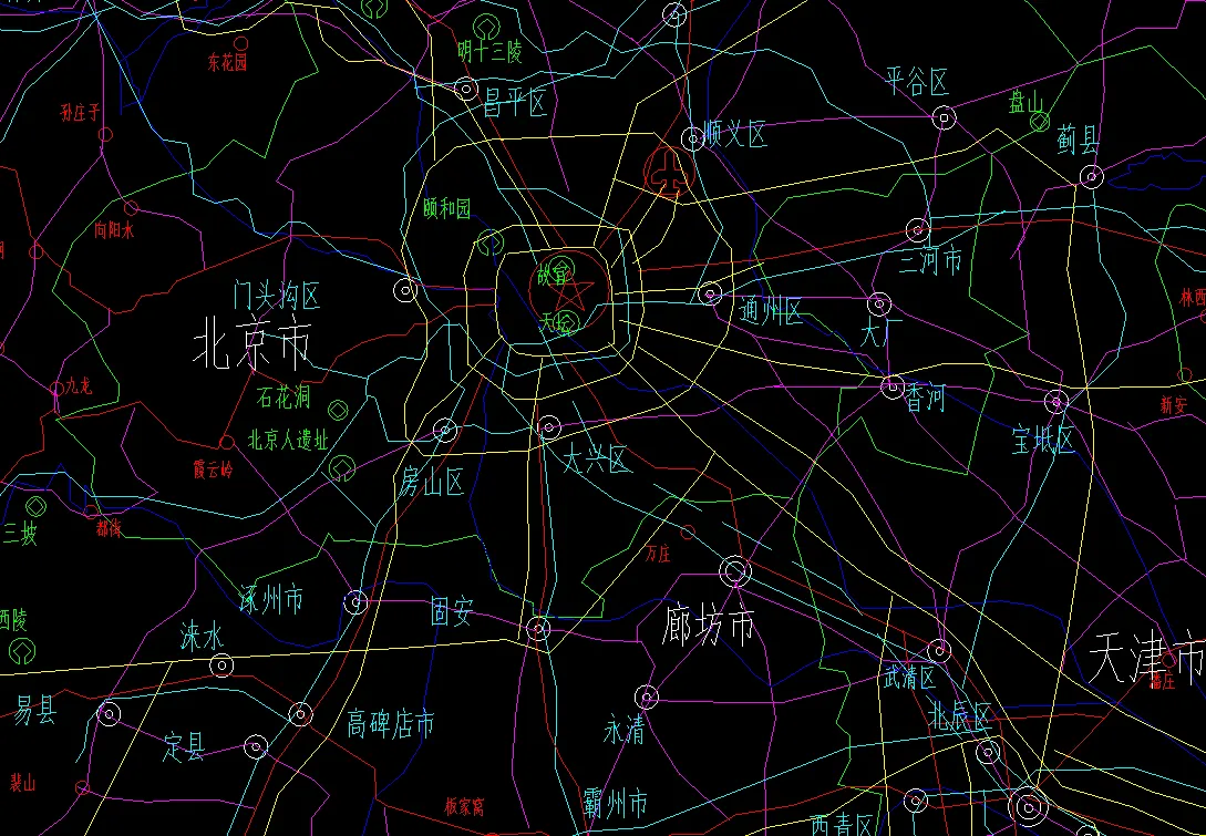 国家全国地图+区域地图CAD版分享