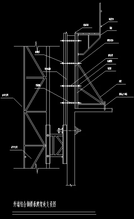 编制方案利器 18款常见CAD dwg格式脚手架节点详图分享