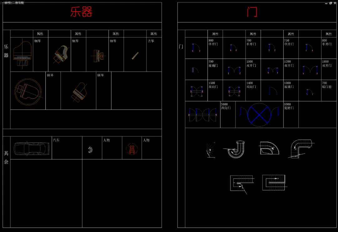 全套工装CAD图纸与效果图合集(办公室+酒店+餐饮+展厅+服装店等)