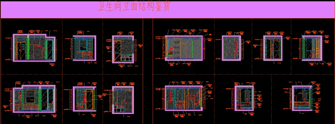 最新人体工程学尺寸CAD图样 室内设计必备资料